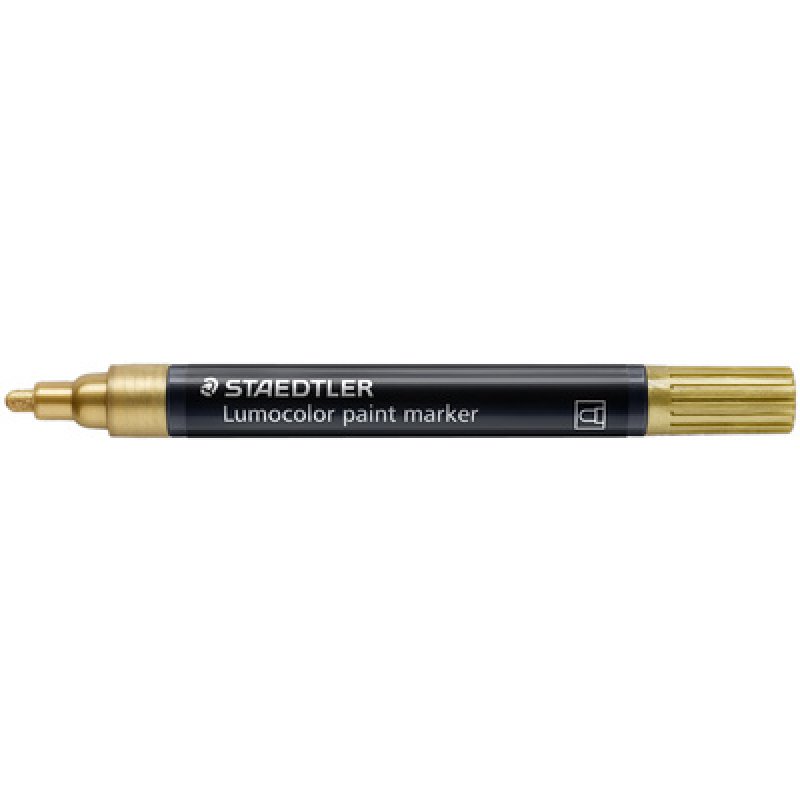 STAEDTLER Marqueur acrylique paint marker Lumocolor, argent