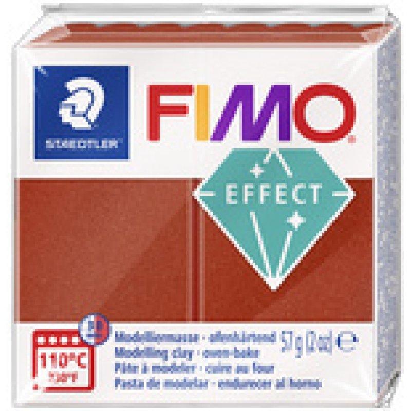 FIMO Pâte à modeler EFFECT, 57 g, vert métallisé