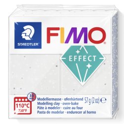 FIMO Pâte à modeler EFFECT, 57 g, blanc granit