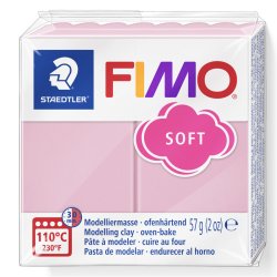 FIMO Pâte à modeler SOFT, strawberry cream, 57 g