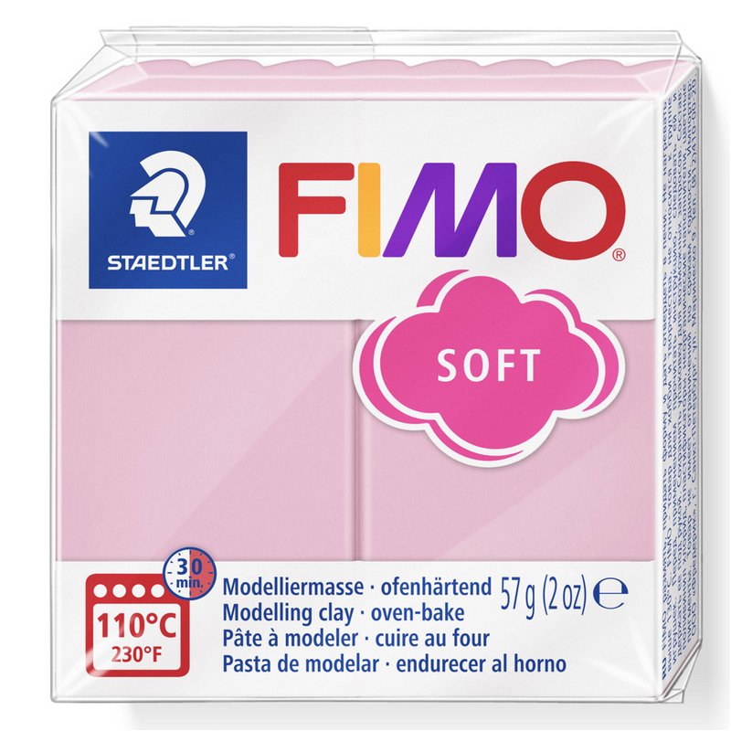 FIMO Pâte à modeler SOFT, strawberry cream, 57 g