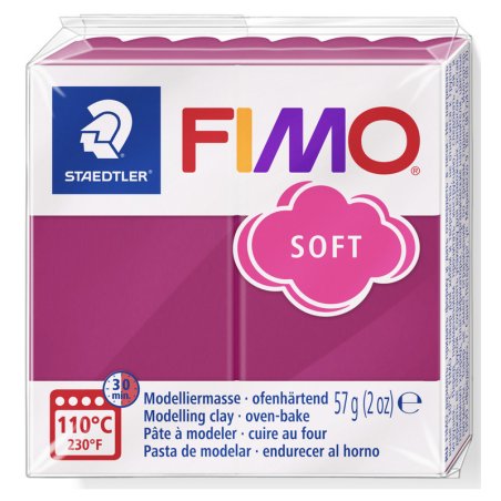 FIMO Pâte à modeler SOFT, frozen berry, 57 g