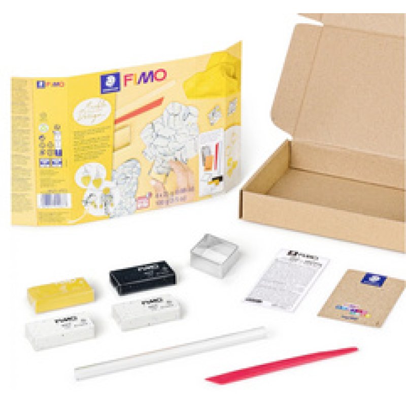 FIMO Kit pâte à modeler SOFT design marbre, à cuire au four