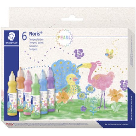 STAEDTLER Gouache PEARL Noris, étui de 6