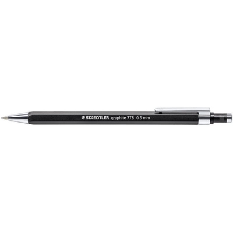 STAEDTLER Porte-mines graphite 778, 0,5 mm, noir