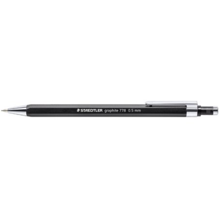STAEDTLER Porte-mines graphite 778, 0,7 mm, noir