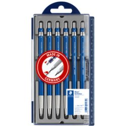STAEDTLER Porte-mine Mars technico 780 C, bleu, étui de 6