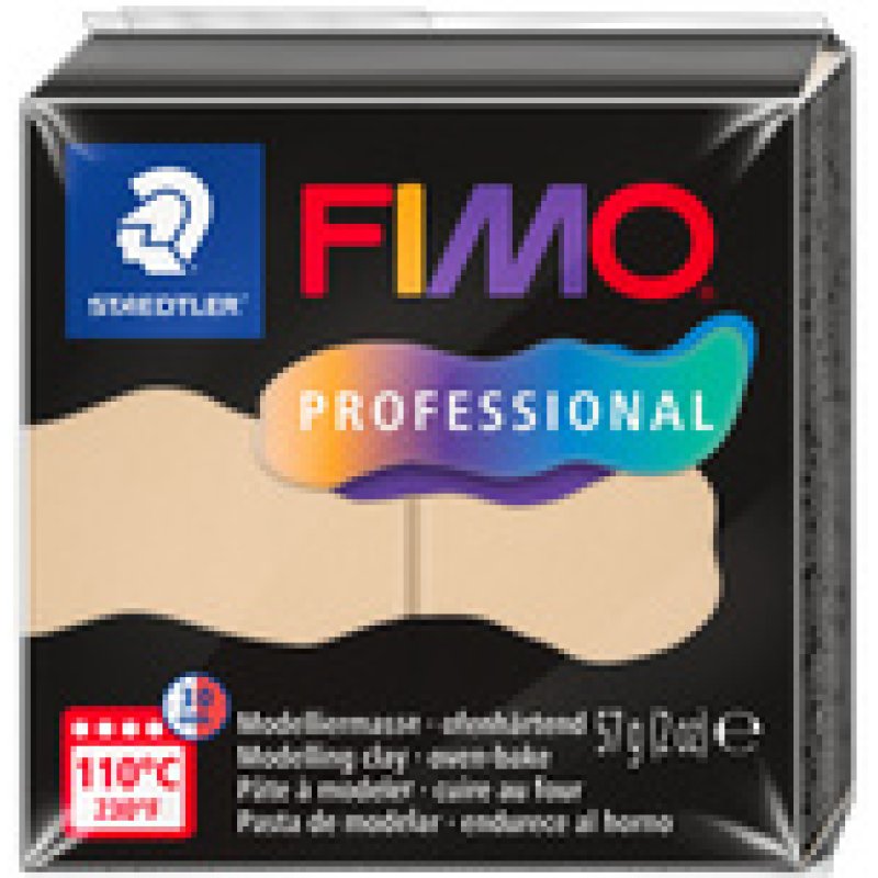 FIMO PROFESSIONAL Pâte à modeler, 57 g, blanc