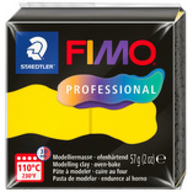 FIMO PROFESSIONAL Pâte à modeler, 57 g, blanc