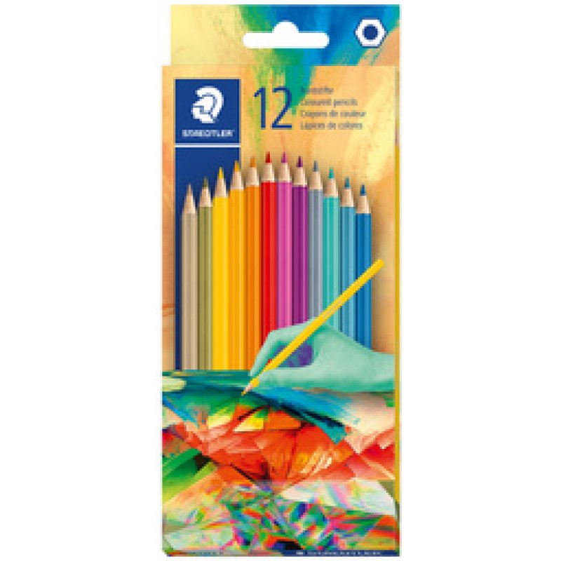 STAEDTLER Crayon de couleur Edition 2, étui en carton de 12