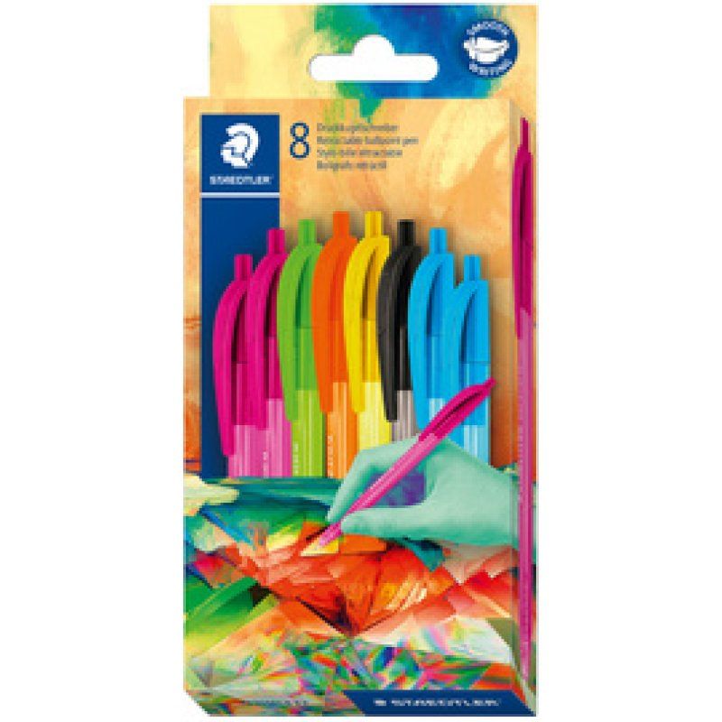 STAEDTLER Druckkugelschreiber ball 4230 M Edition 2, 8er