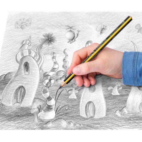 STAEDTLER Bleistift Noris jumbo, Härtegrad: HB, 48er Köcher