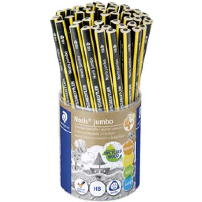 STAEDTLER Bleistift Noris jumbo, Härtegrad: HB, 48er Köcher