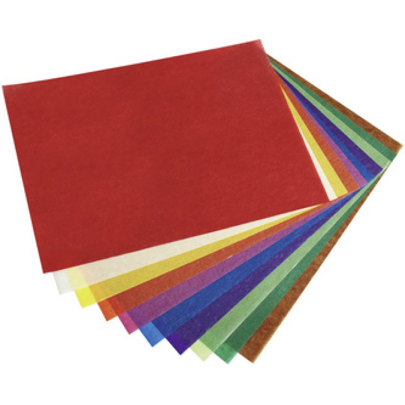 folia Chemise papier transparent, 185 x 297 mm, 10 feuilles