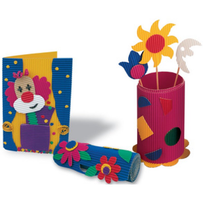 folia Carton ondulé pour travaux manuels, 250 x 350 mm