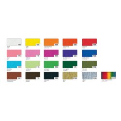 folia Papier crépon, 500 mm x 2,5 m, 32 g/m2, assorti