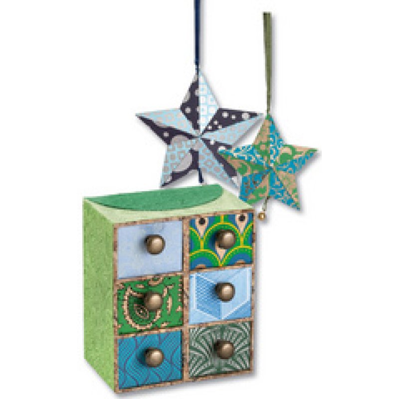 folia Bloc de papier naturel "KERALA", 20 feuilles