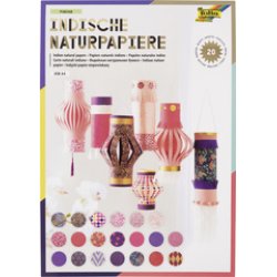 folia Bloc à papier naturel "PUNJAB", A4, 20 feuilles