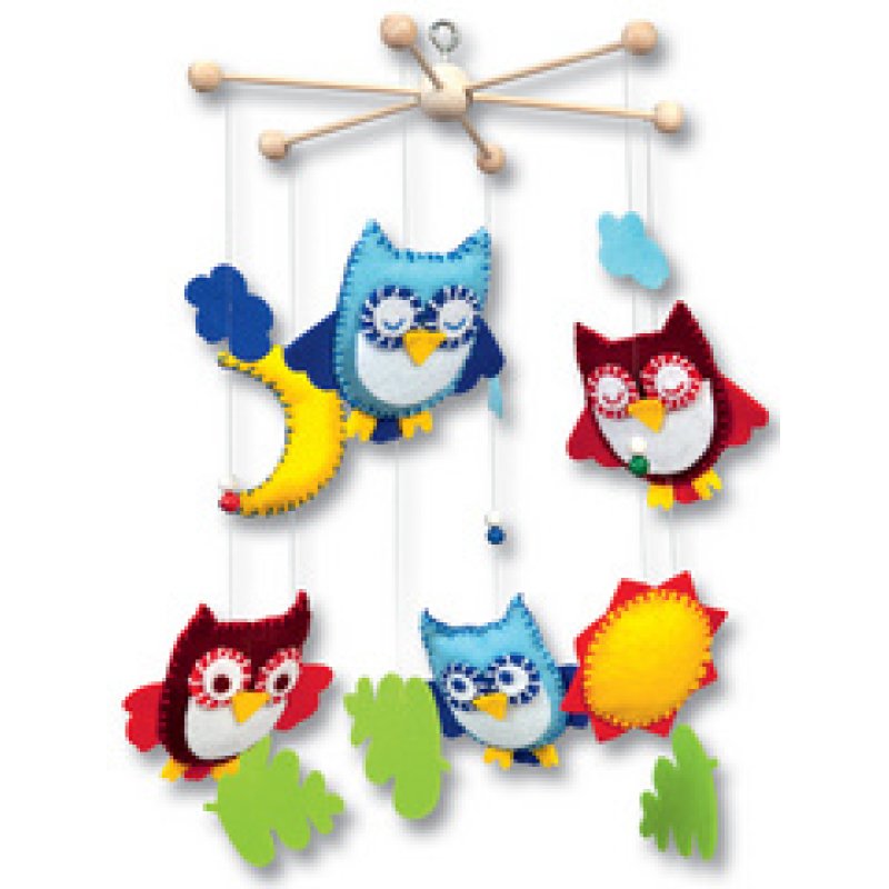 folia Set mobile "Hiboux", 19 pièces