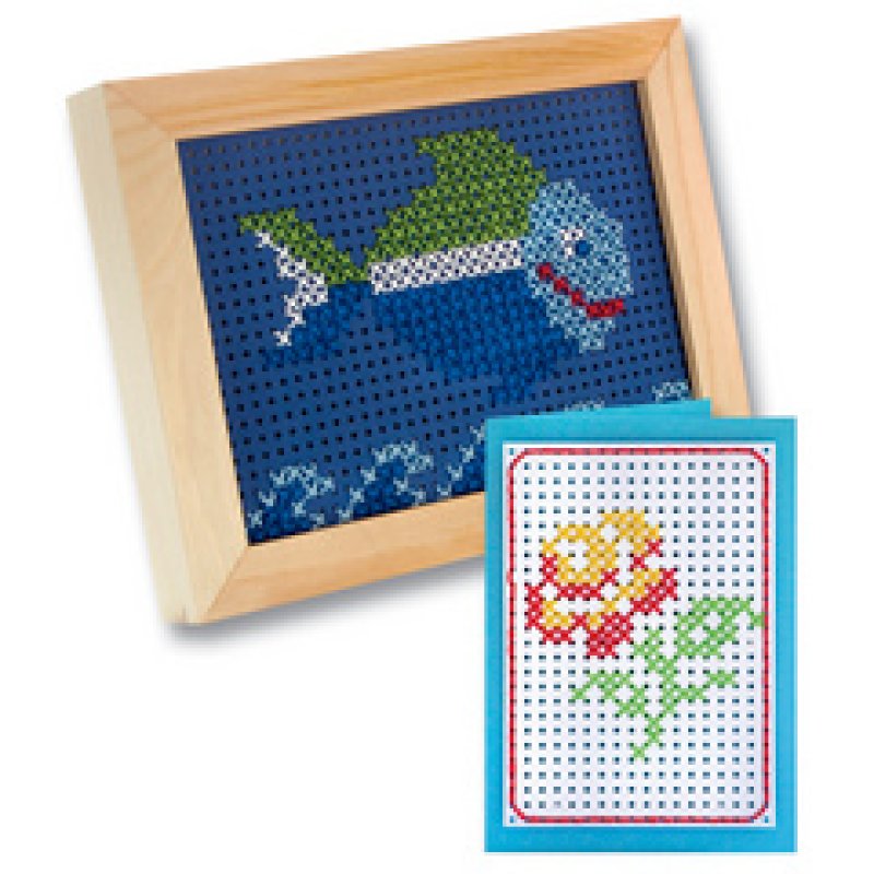 folia Kit de carton à broder, 175 x 245 mm, 300 g/m2