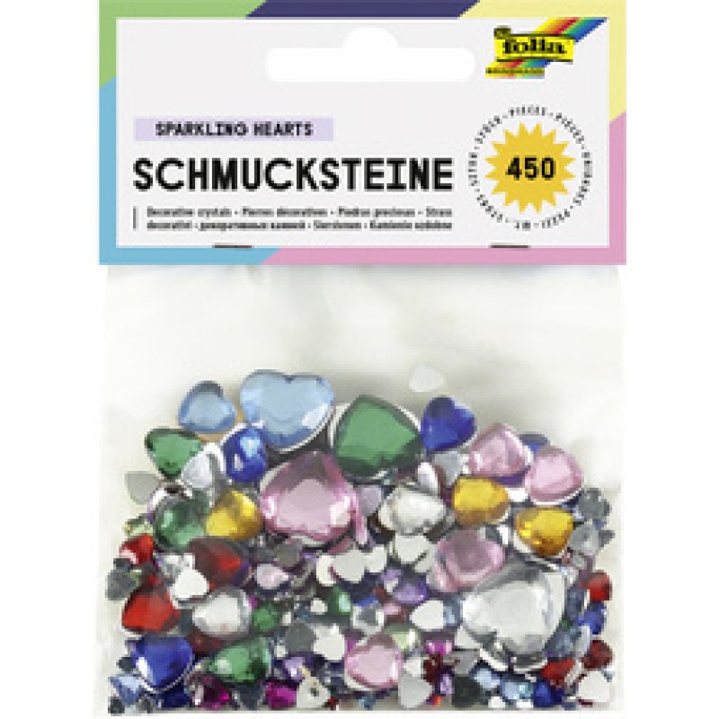 folia Pierres precieuses "étoiles" assorti taille / couleur