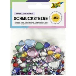 folia Pierres precieuses "fleurs" assorti tailles / couleurs