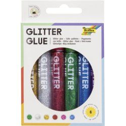 folia Colle pailletée " Glitterglue", 9,5 ml, assorti