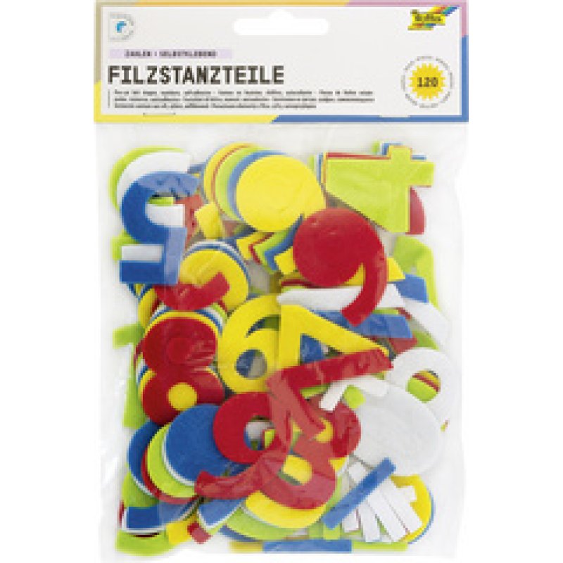 folia Pièces prédécoupées en feutre pour bricolage "lettres"