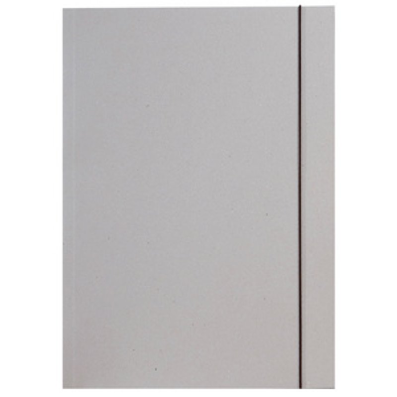 folia Carton à dessin, en carton gris, A3, avec élastique