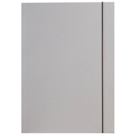 folia Carton à dessin, en carton gris, A3, avec élastique