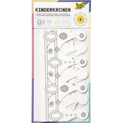 folia Couronnes pour enfants en carton, different modèles