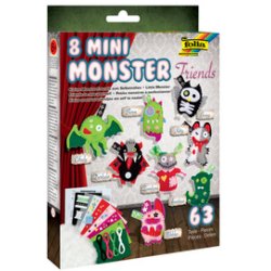 folia Petits monstres à confectionner "Mini Monster Friends"