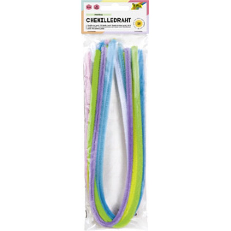 folia Fil métallique chenille, 20 mm x 500 mm, assorti