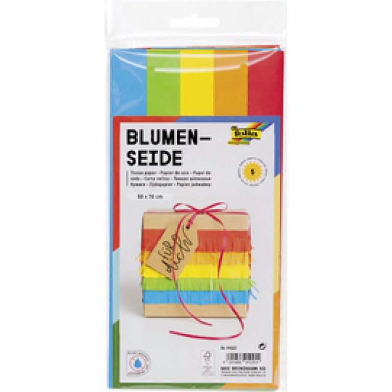 folia Papier de soie, 500 x 700 mm, 20 g/m2, couleurs