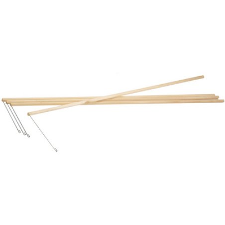 folia Bâton de lanterne, en bois, longueur: 600 mm