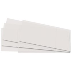 folia Découpes de papier transparent , 220 x 510 mm, blanc