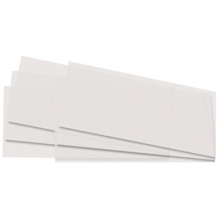 folia Découpes de papier transparent , 220 x 510 mm, blanc
