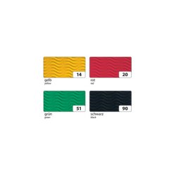 folia Lampions prédécoupés, petit, rectangulaire, noir