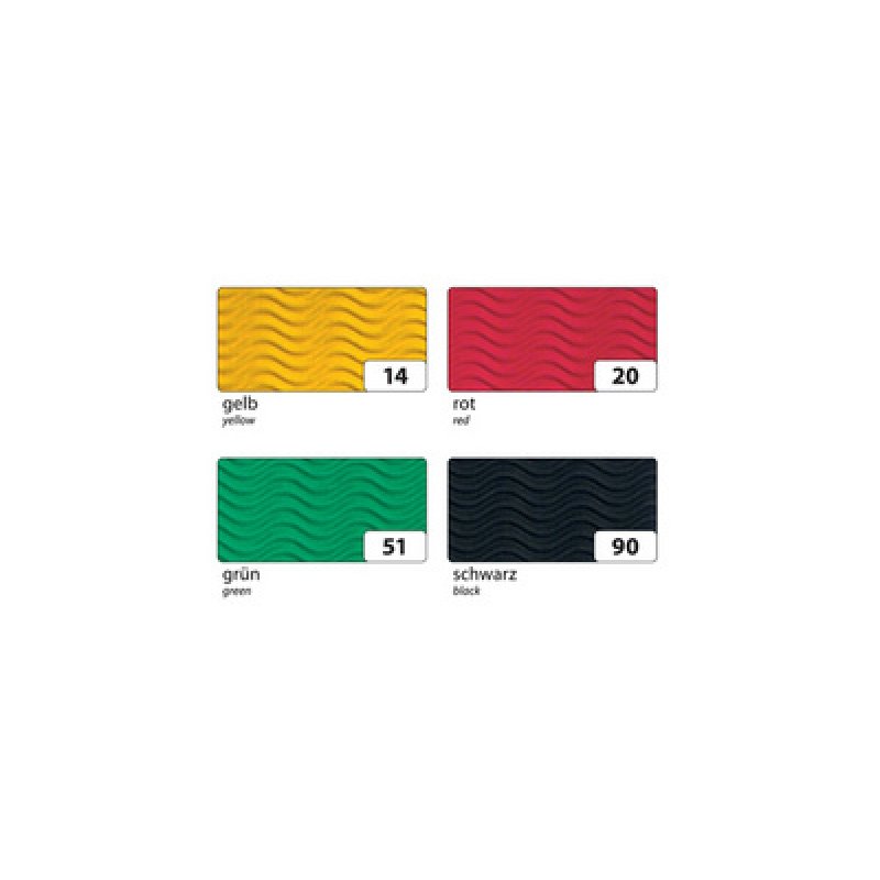 folia Lampions prédécoupés, petit, rectangulaire, noir