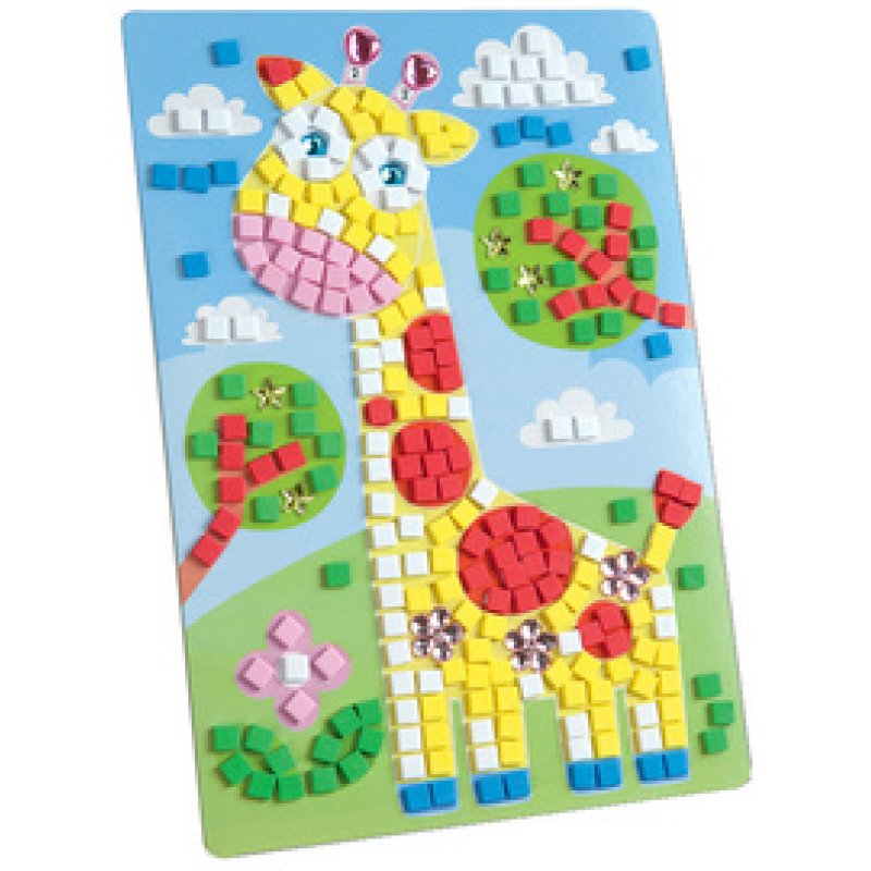 folia Mosaique de caoutchouc de mousse "girafe", 405 pièces