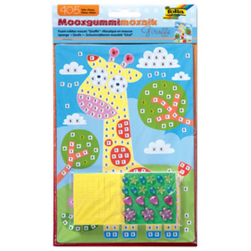folia Mosaique de caoutchouc de mousse "girafe", 405 pièces