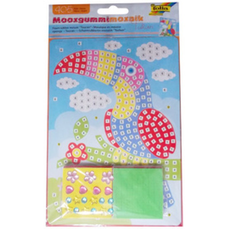 folia Mosaique de mousse caoutchouc "perroquet", 405 pièces