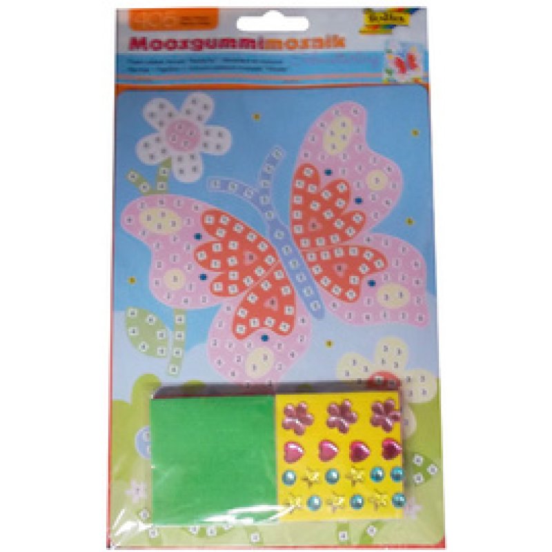folia Mosaique de mousse caoutchouc "papillon", 405 pièces