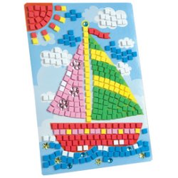 folia Mosaique de mousse caoutchouc "bateau", 405 pièces