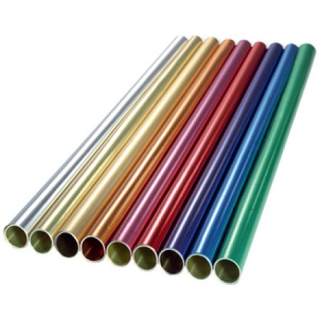 folia Feuille de bricolage en aluminium, or / bleu