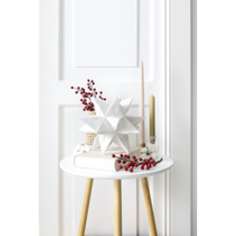 folia Feuilles de papier pliable étoile Bascetta, blanc