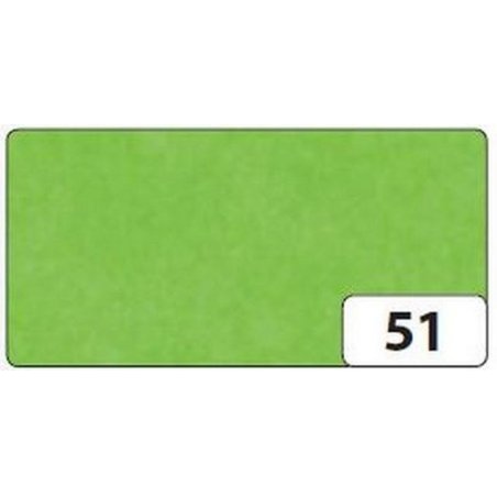 folia Papier de soie, (L)500 x (H)700mm, 20 g/m2, vert clair