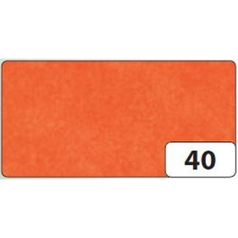 folia Papier de soie, (L)500 x (H)700mm, 20 g/m2, orange