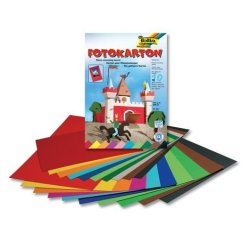 folia Bloc de carton de bricolage, A3, couleurs