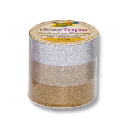Folia 28301 craft tape Gold, Silver